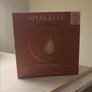 Spongellé Tobacco Vanilla Body Wash Infused Buffers